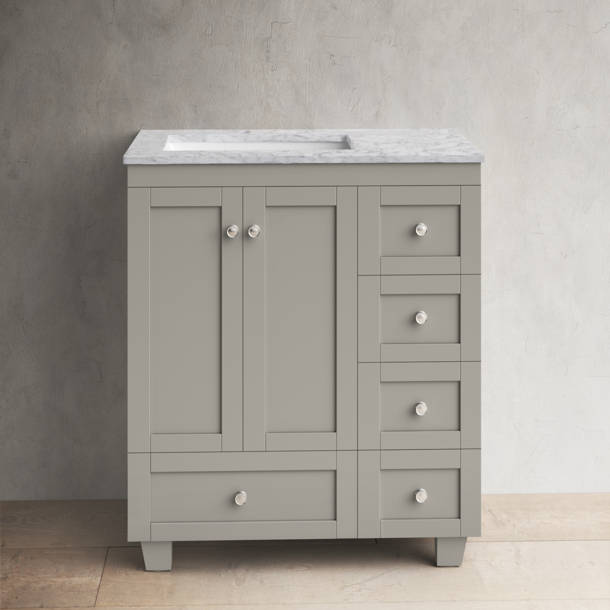 Galerie 30'' FreeStanding Single Bathroom Vanity Set & Reviews Birch